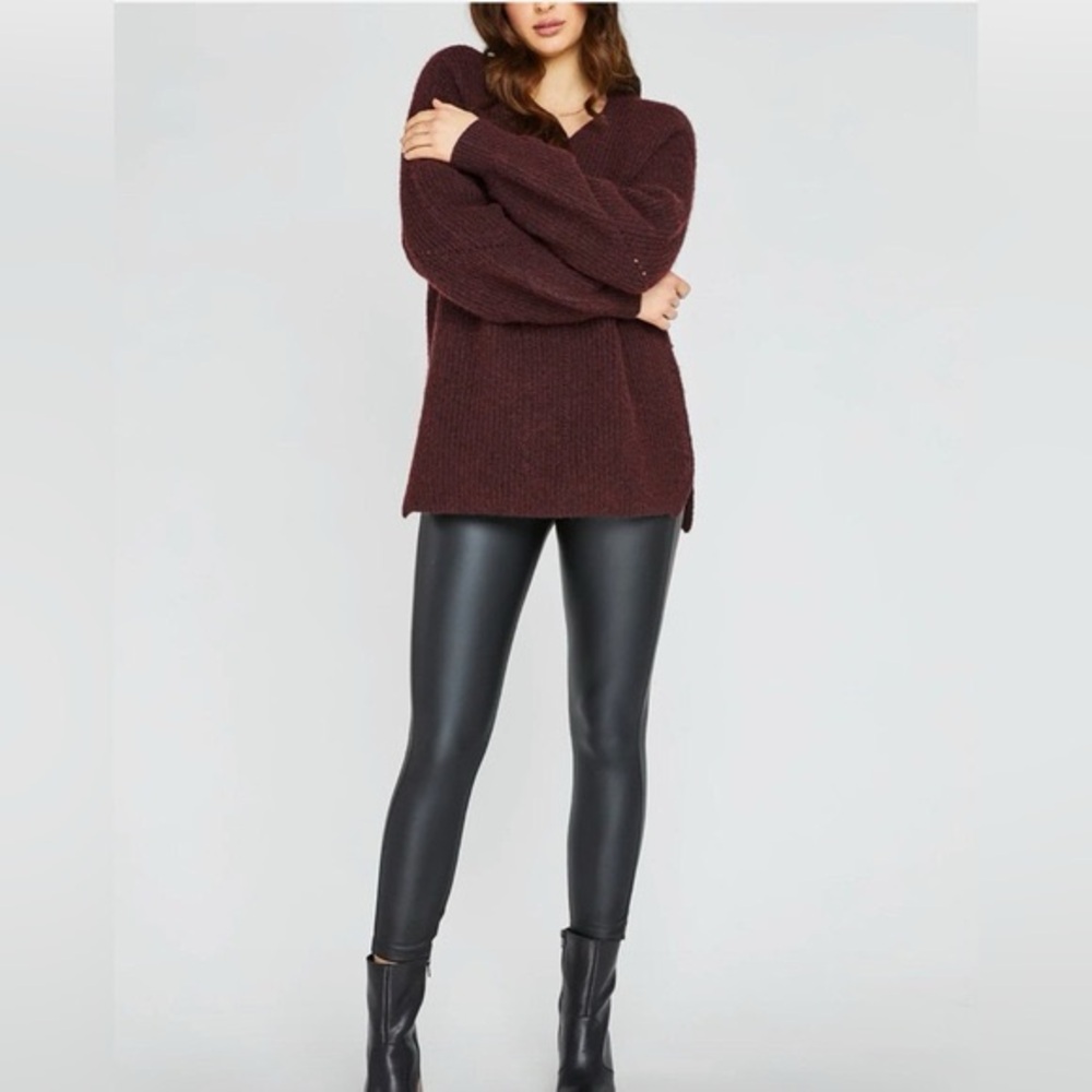 Gentle Fawn || Woman’s brown Hartley Pullover knit pull over sweater size X1